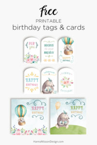 Happy birthday printable tags and cards | Free kids’ birthday ...