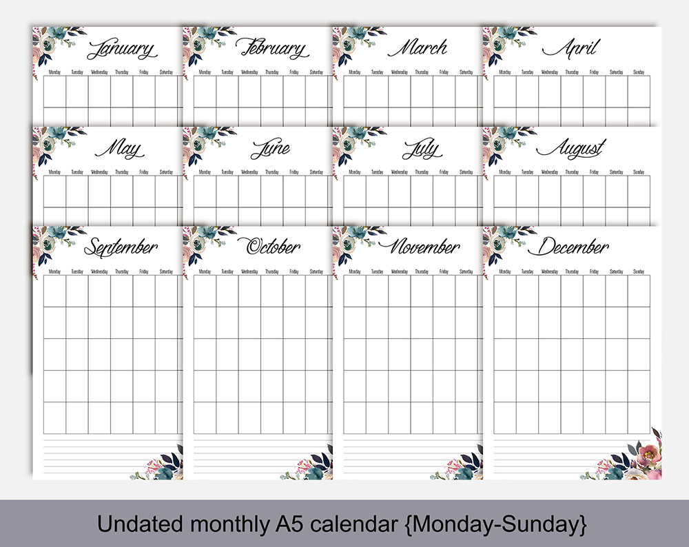 photo floral calendar monsun 1 small Hanna Nilsson Design