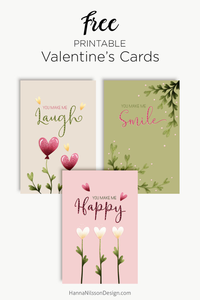 Valentine’s Cards – Hanna Nilsson Design